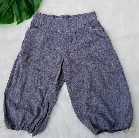 PULSION Pants - PULSION Harem Bohemian Crop Pants Genie Shorts